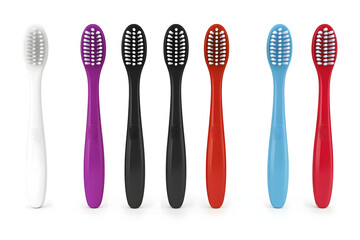 Colorful spoons collection product photography