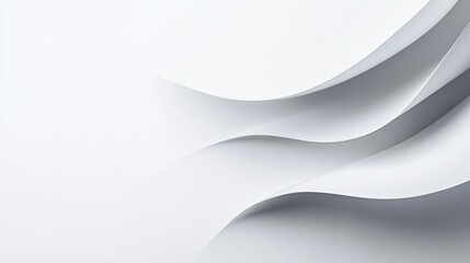 Obraz premium White paper background with smooth texture, letterhead design or corporate mockup, wallpaper AI generated image