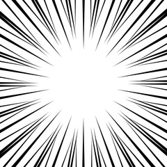 Comic Action Speed Frame