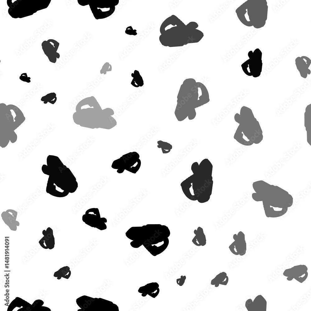 Poster seamless vector pattern with electric plane symbols, creating a creative monochrome background with 