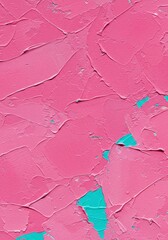 Abstract Background Pink and Teal Textured Wall