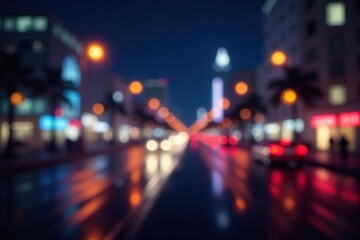 Blurred cityscape at night, bokeh effect, urban lights, abstract , bokeh, city texture