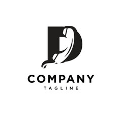 Letter D Phone logo Icon Vector