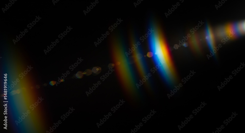 Poster abstract background prism light spectrum overlay