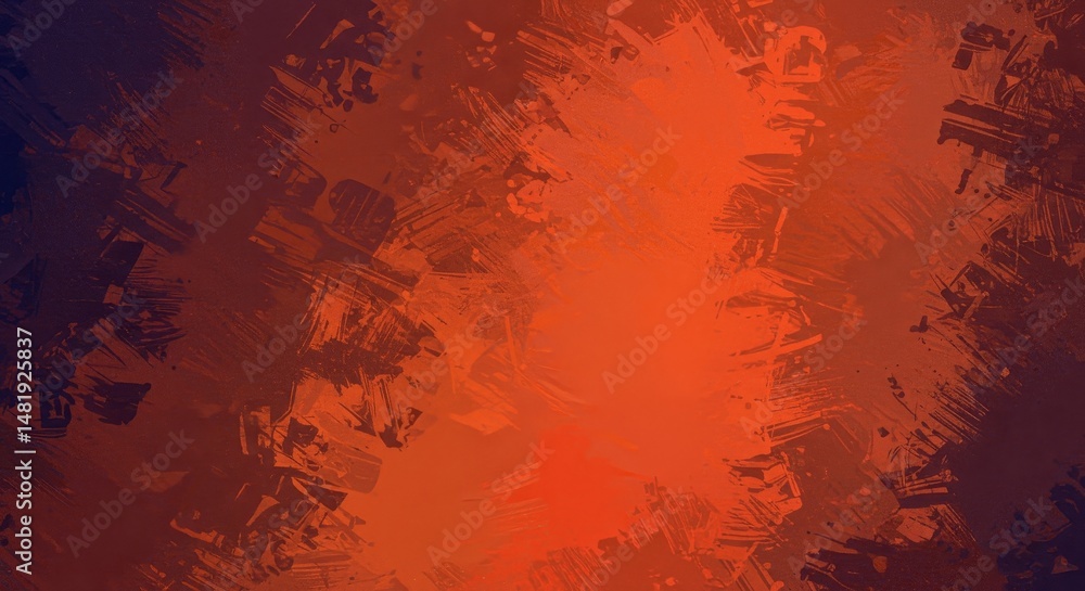 Poster abstract background red orange gradient texture
