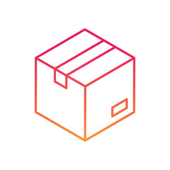 Shipping Box Vector icon
