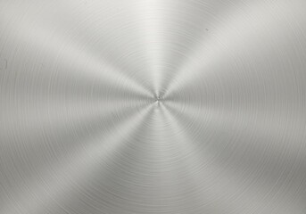 Abstract Background Silver Metallic Radial Gradient