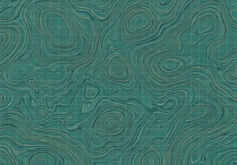 Abstract Background Topographic Map Contour Green