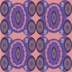 Colorful circles pattern 
