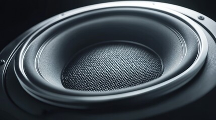 Closeup speaker cone detail