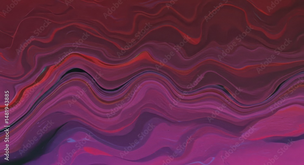 Poster abstract background with wavy pattern