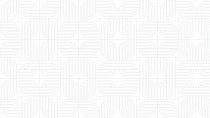 geometric minimalist pattern white background