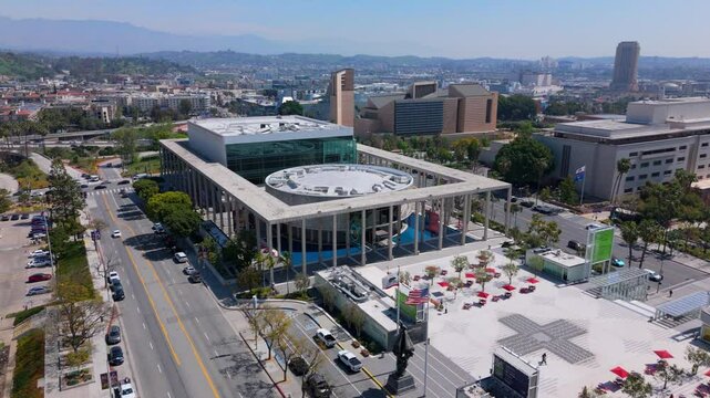 Jerry Moss Plaza and Center Theatre Group at The Music Center April 6, 2025.