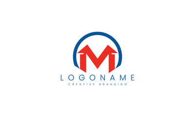 Minimalist M Logo for Branding and Identity.