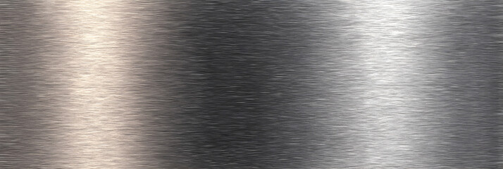 Brushed metal steel surface texture, seamless, soft reflections, high resolution, minimal clean finish, pbr-ready