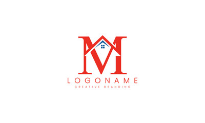 Minimalist M Logo for Branding and Identity.