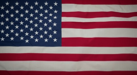 Fototapeta premium American Flag Background: Red White and Blue
