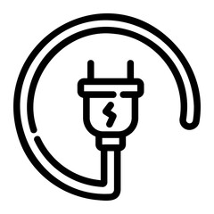 plug Line Icon