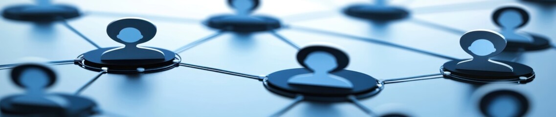 Interconnected network of individuals