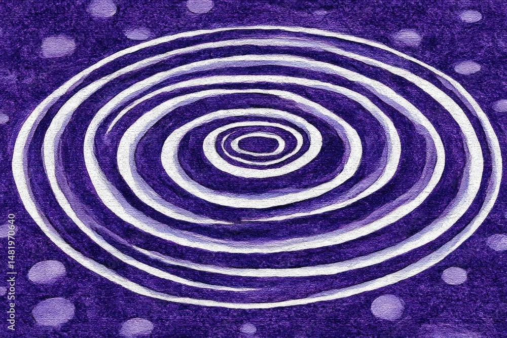 Poster abstract spiral pattern in vibrant shades of purple and white creating a mesmerizing visual effect t