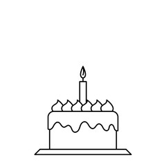 BirthdayCake  Element Outline