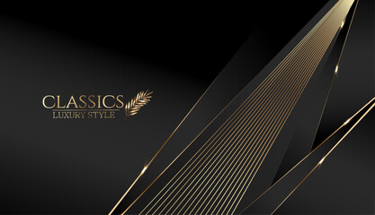 Classic Luxury Style Abstract Geometric Presentation.