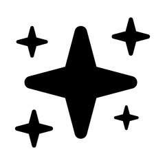 Sparkle vector icon. Shine symbol illustration. star sign or logo.