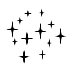 Sparkle vector icon. Shine symbol illustration. star sign or logo.