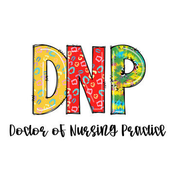 Colorful DNP Doctor of Nursing Practice Design