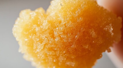 Close-Up View of a Single Piece of Pichi Pichi Dessert Delicacy