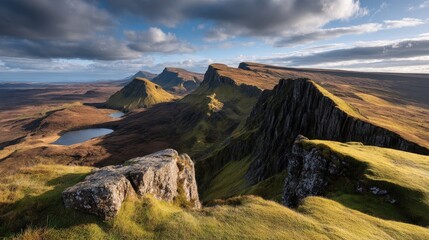 Fototapeta premium Mountain landscape scenic view