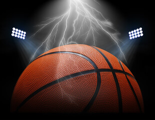 Epic Basketball Court Sports Backdrop