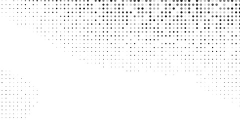 Grunge halftone gradient background. Faded grit noise texture. White and black sand wallpaper. Retro pixelated backdrop. Anime or manga style comic overlay abstract modern simple