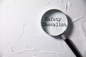 the concept of safety checklist