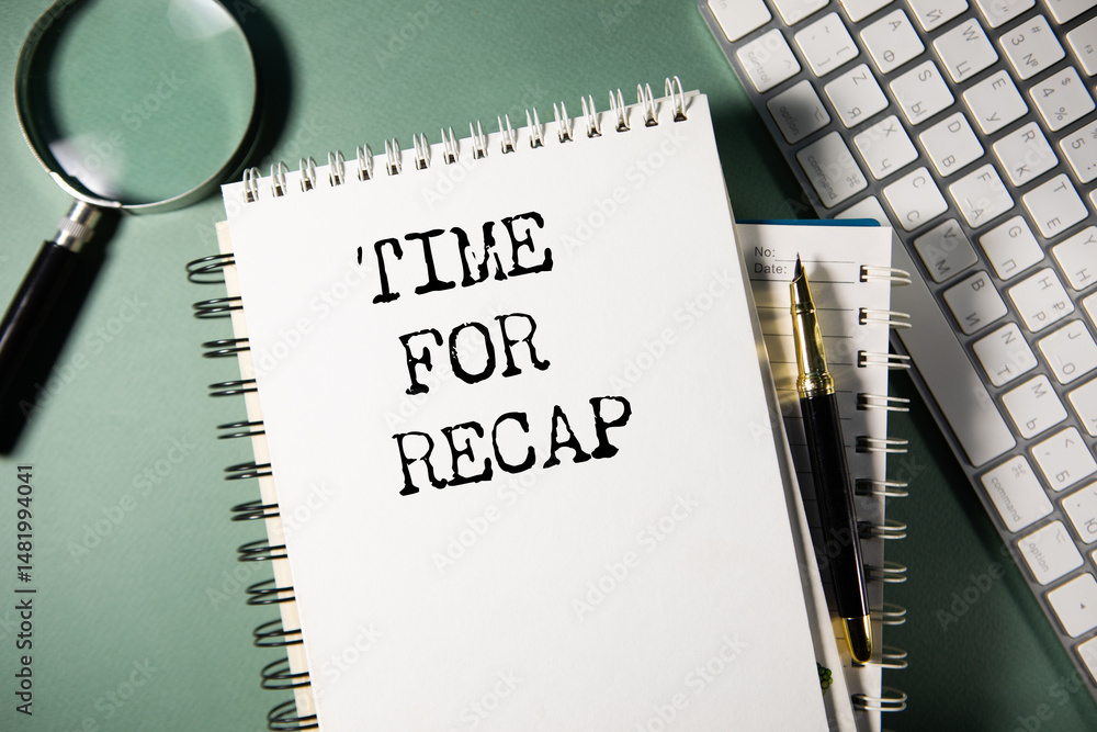 Poster time for recap on notepad