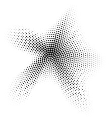 Abstract background halftone pattern, vector illustration and flat design.