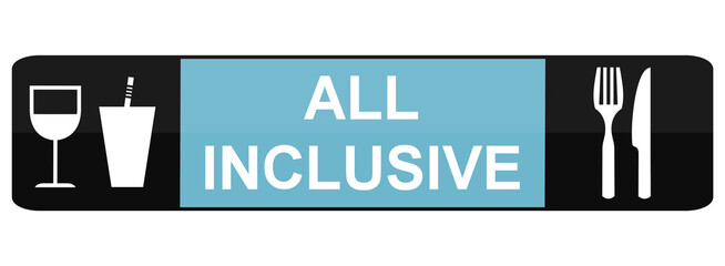 All Inclusive Banner zeigt Getränke und Essen inklusive