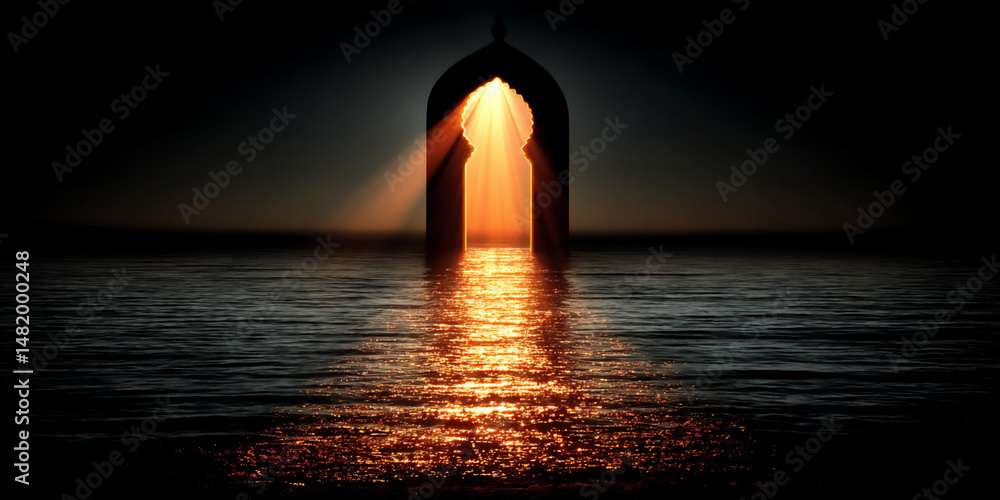 Poster dreamlike 3d rendering of soft