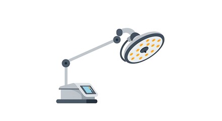 Operating Room Light Illustration Medical Procedure Lighting