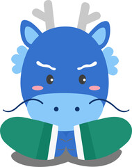 절하는 한복입은 남자 용