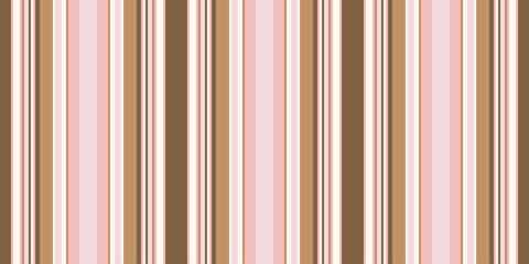 Elegant vertical stripes in soft pink and brown tones.  Perfect for backgrounds, textiles, or packaging design.  This subtle yet sophisticated pattern evokes feelings of calm and femininity.