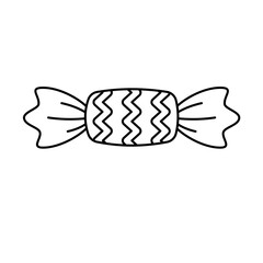 Birthday Candy Element Outline