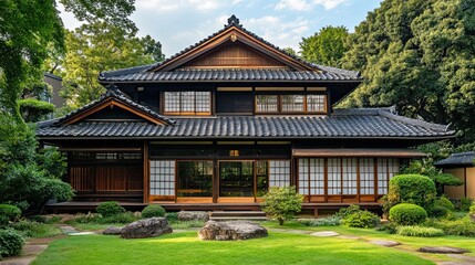 A historic Japanese house 