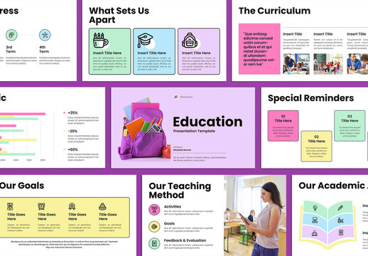 School Center Presentation Template