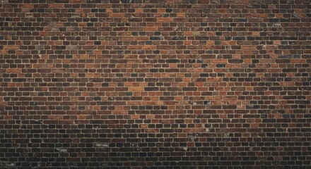 Dark Red Brown Old Brick Wall Texture Background