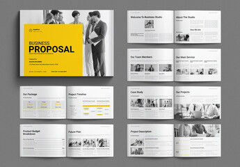 Business Proposal Template Landscape