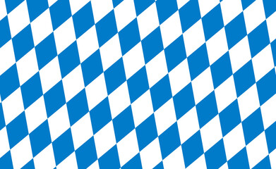 Bayerisches Rautenmuster in blau und weiß als Hintergrund