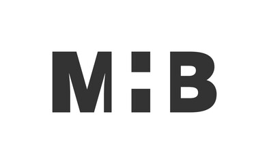MHB logo design. Initial letter M H B bold font style for tech startups, consulting, corporate branding. Creative company name, headlines typography identity, trendy logotype.