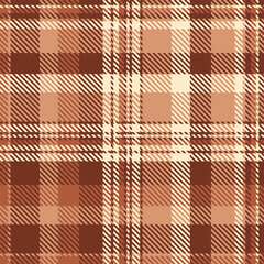 Content pattern background textile, canadian vector tartan check. Wedding seamless plaid texture fabric in orange and red colors.