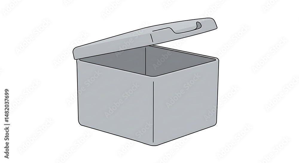 Poster Open Storage Box Container for Storing Items Organization